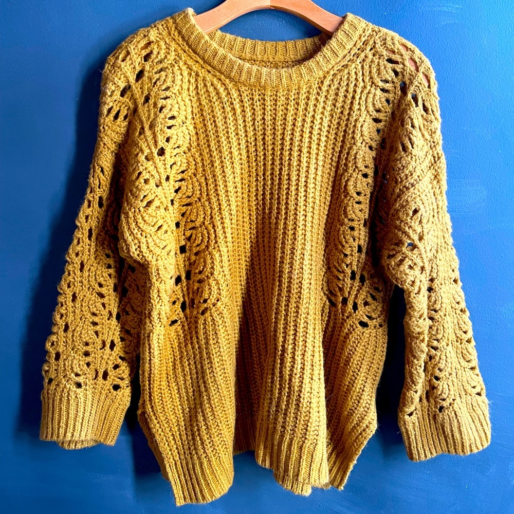 Anthropologie- DEVENNE POINTELLE PULLOVER